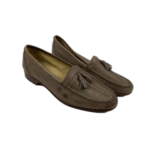 Bruno  Magli Taupe Loafers size 7 ½ - Picture 1 of 10